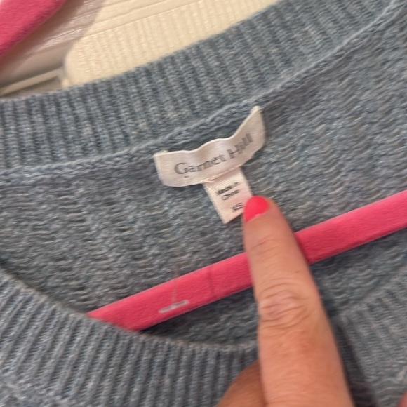 Garnet Hill NWOT cashmere sweater, XS - Picture 3 of 8